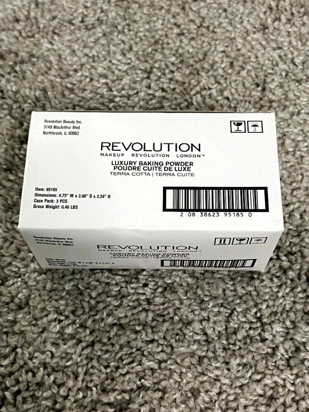 REVOLUTION Luxury Baking Powder Terra Cotta 3 pack